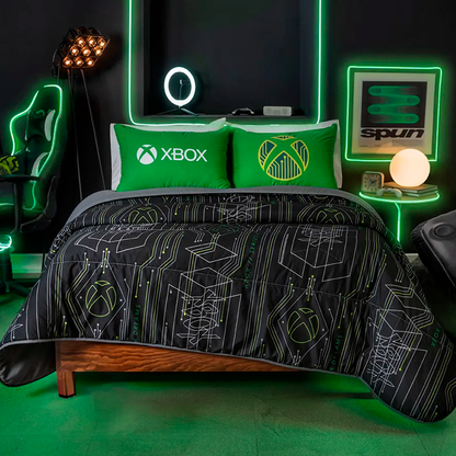 Edredón Xbox con fundas y cojín